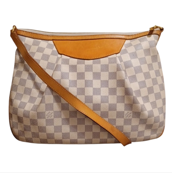 ✨️LOUIS VUITTON DAMIER AZUR CANVAS SIRACUSA MM BAG - Picture 3 of 16